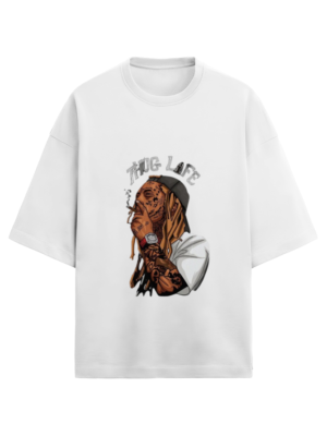 Thug Life Terry Oversized T-Shirt