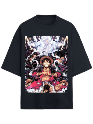 One Piece Luffy Terry Oversized T-Shirt