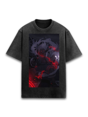 Luffy Acid-Washed Over Sized T-shirt