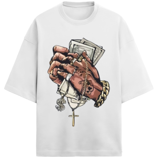 Money Criminal-2 Terry Oversized T-Shirt