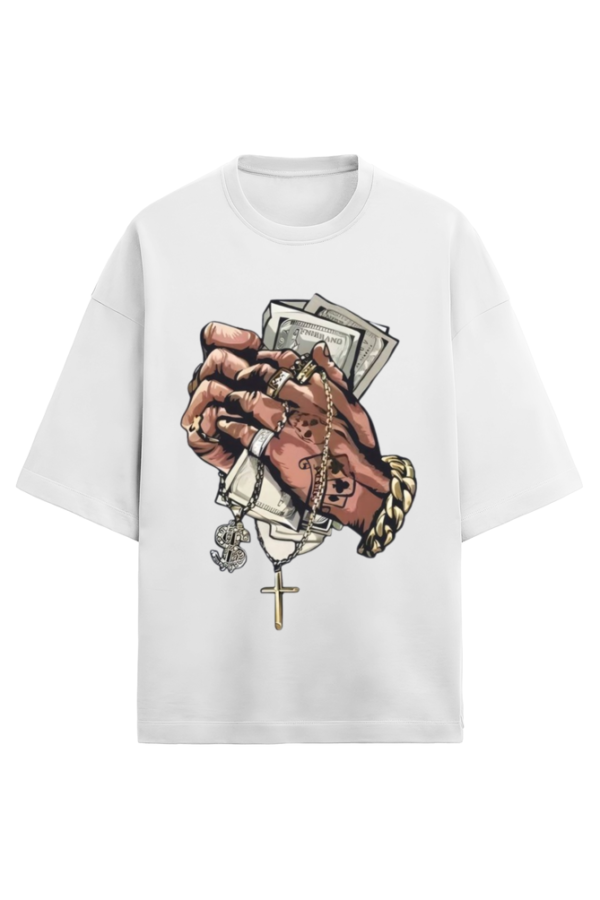 Money Criminal-2 Terry Oversized T-Shirt