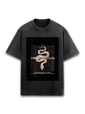 VENOMUS Acid-washed Oversized T-Shirt