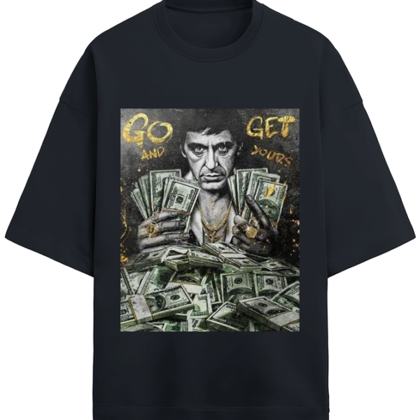 Go Get Your Dollar Terry Oversized T-shirt