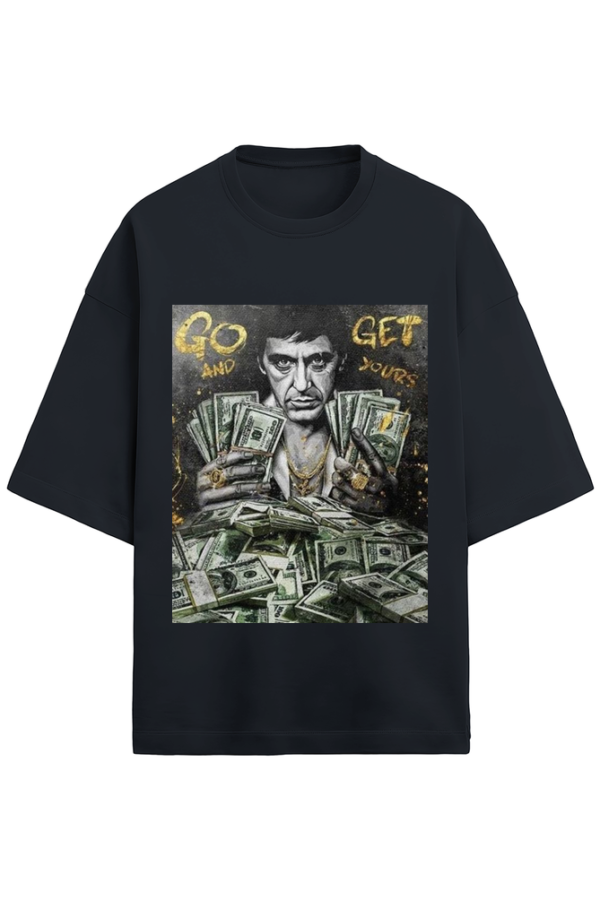 Go Get Your Dollar Terry Oversized T-shirt